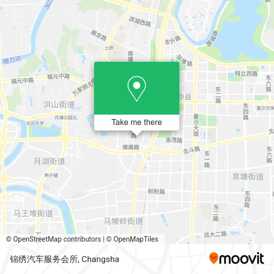 锦绣汽车服务会所 map