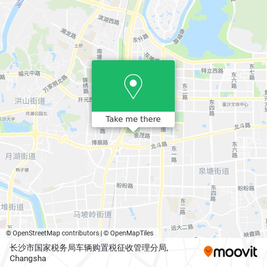 长沙市国家税务局车辆购置税征收管理分局 map