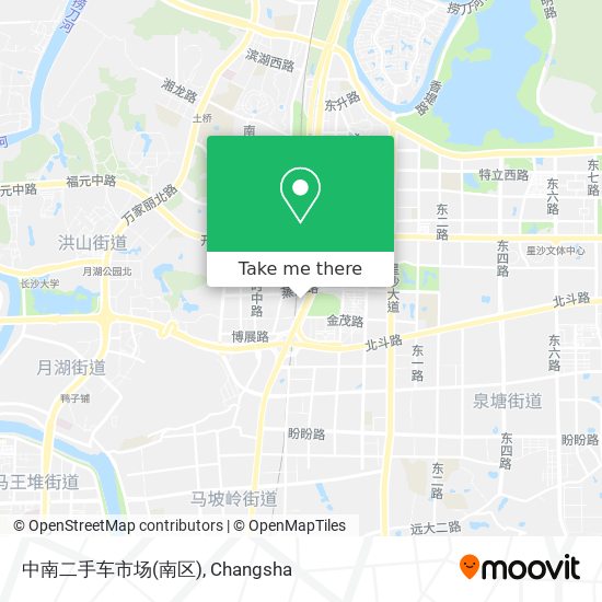 中南二手车市场(南区) map
