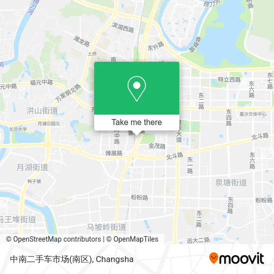 中南二手车市场(南区) map