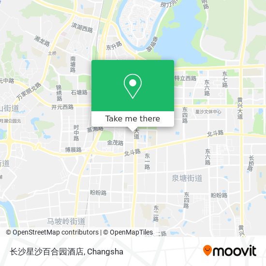长沙星沙百合园酒店 map