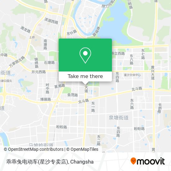 乖乖兔电动车(星沙专卖店) map