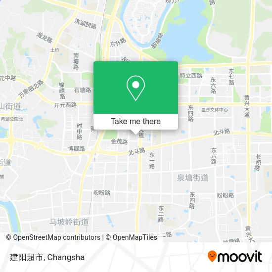 建阳超市 map