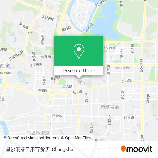 星沙明芽日用百货店 map
