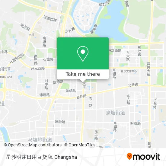 星沙明芽日用百货店 map