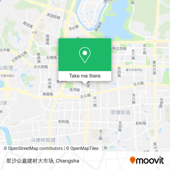 星沙众鑫建材大市场 map
