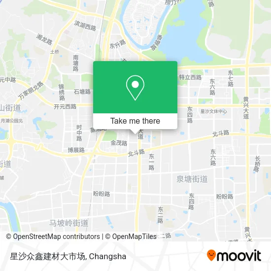 星沙众鑫建材大市场 map