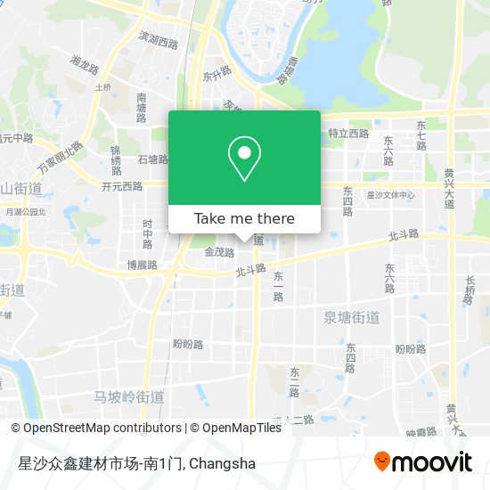 星沙众鑫建材市场-南1门 map