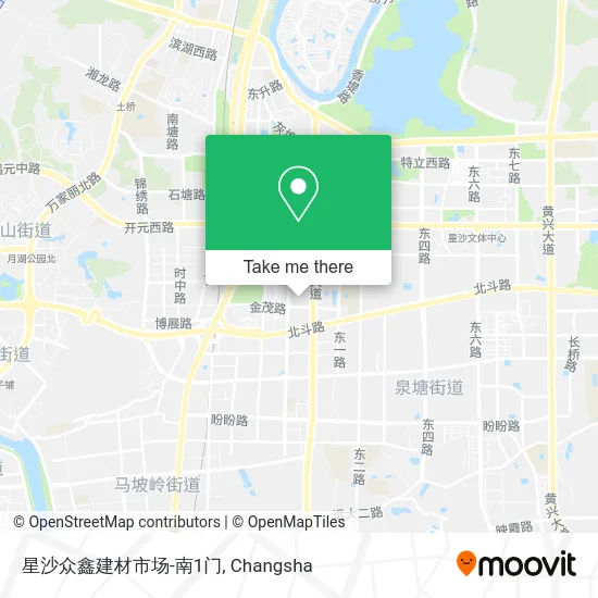 星沙众鑫建材市场-南1门 map