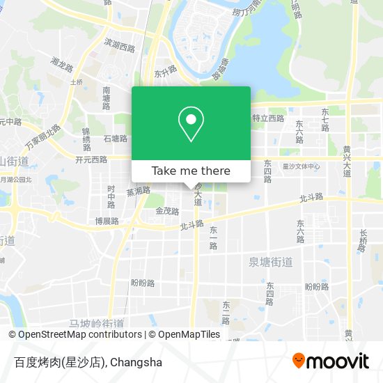 百度烤肉(星沙店) map