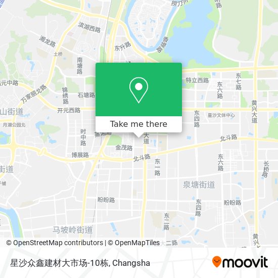 星沙众鑫建材大市场-10栋 map