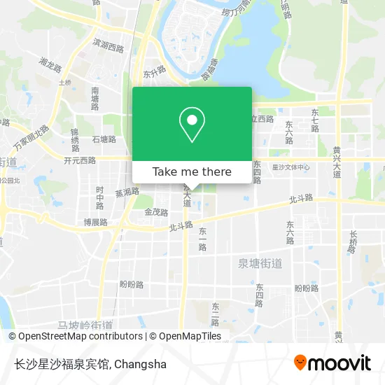 长沙星沙福泉宾馆 map