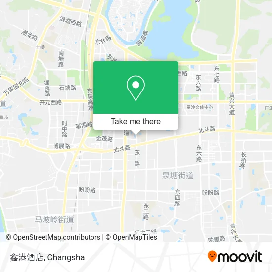 鑫港酒店 map