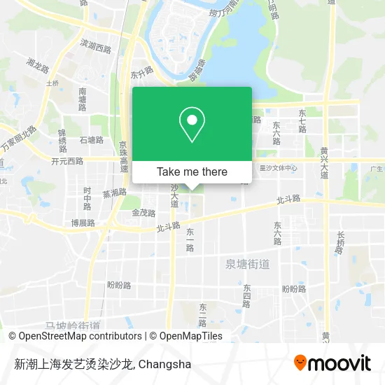 新潮上海发艺烫染沙龙 map