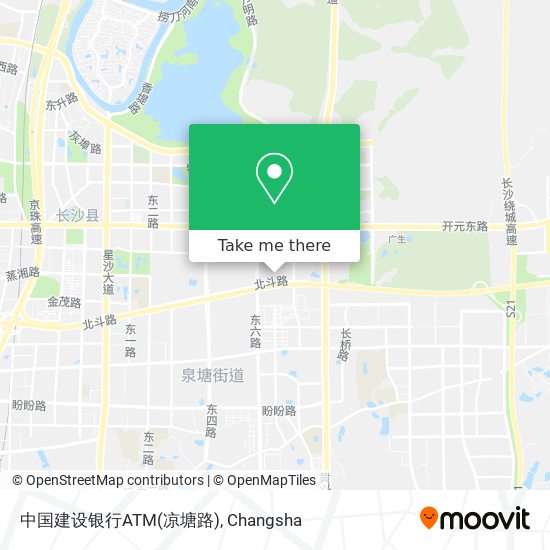 中国建设银行ATM(凉塘路) map