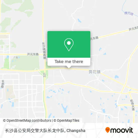 长沙县公安局交警大队长龙中队 map