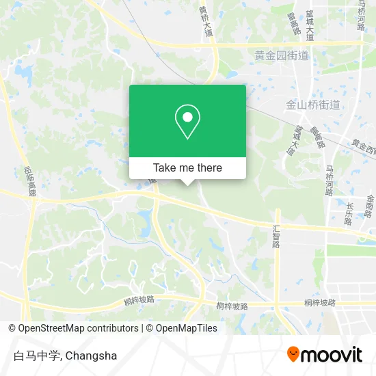 白马中学 map