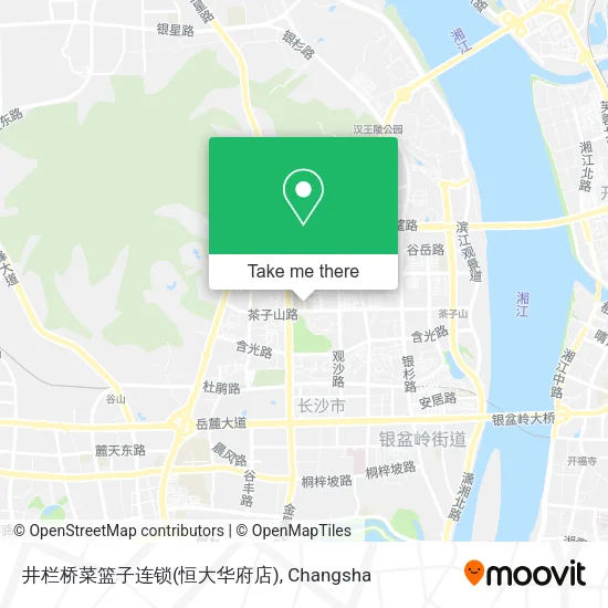 井栏桥菜篮子连锁(恒大华府店) map