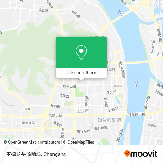 麦德龙岳麓商场 map