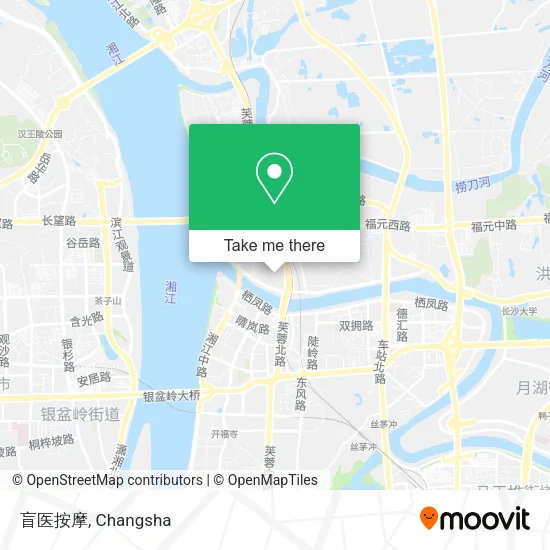 盲医按摩 map