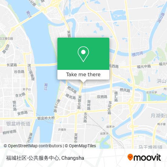 福城社区-公共服务中心 map