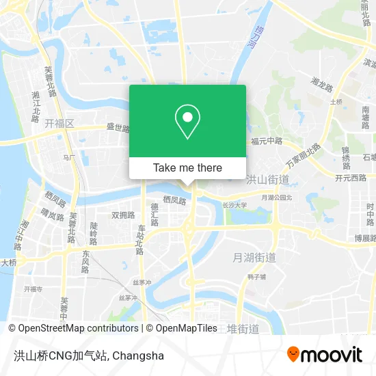 洪山桥CNG加气站 map