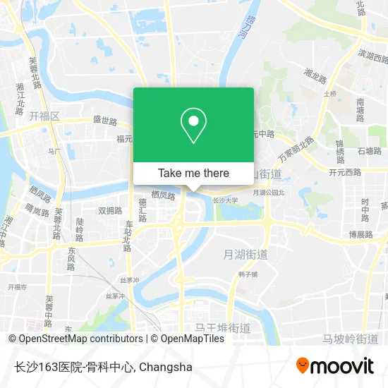 长沙163医院-骨科中心 map