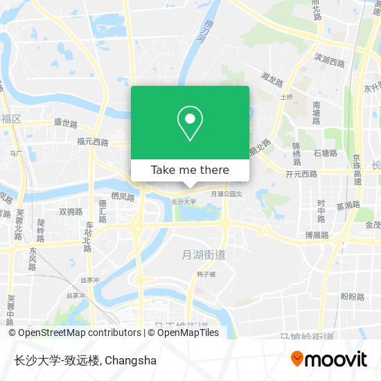 长沙大学-致远楼 map