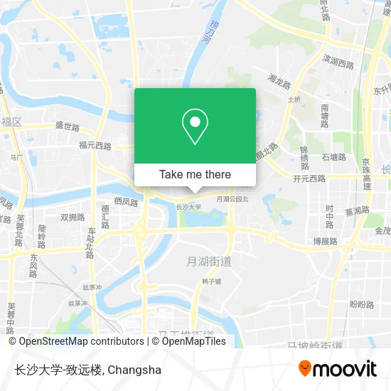 长沙大学-致远楼 map