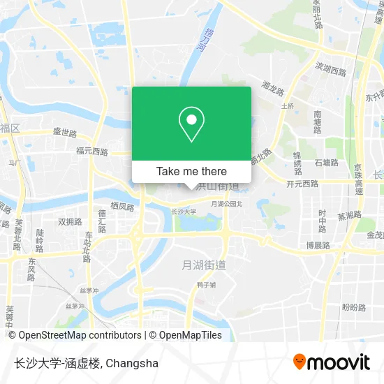 长沙大学-涵虚楼 map