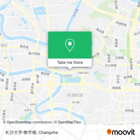 长沙大学-教学楼 map