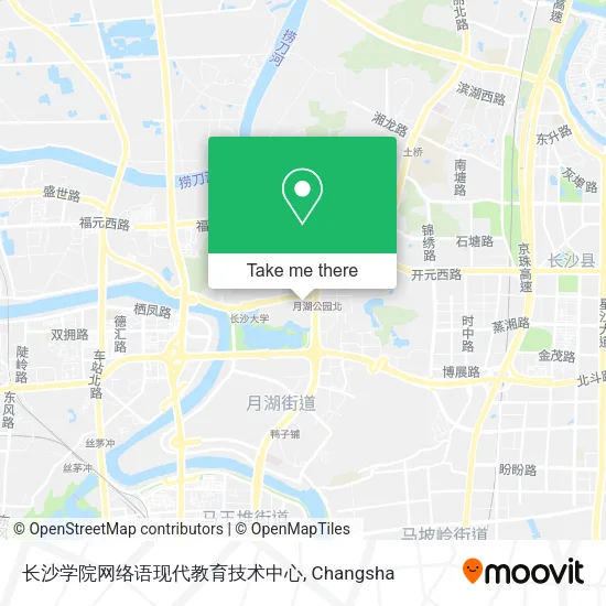 长沙学院网络语现代教育技术中心 map