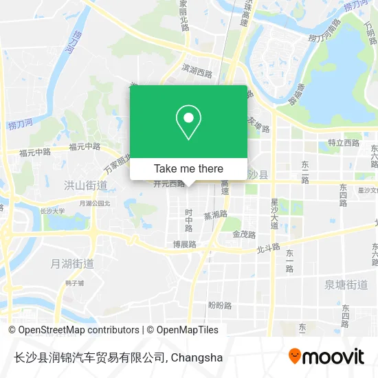 长沙县润锦汽车贸易有限公司 map