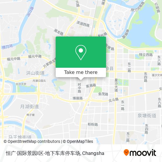 恒广·国际景园I区-地下车库停车场 map