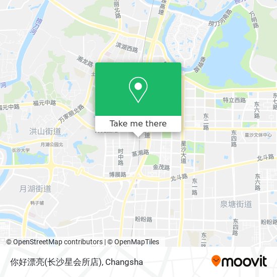 你好漂亮(长沙星会所店) map