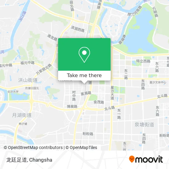 龙廷足道 map