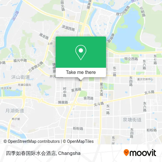 四季如春国际水会酒店 map