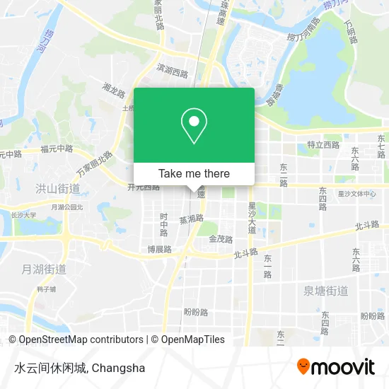 水云间休闲城 map