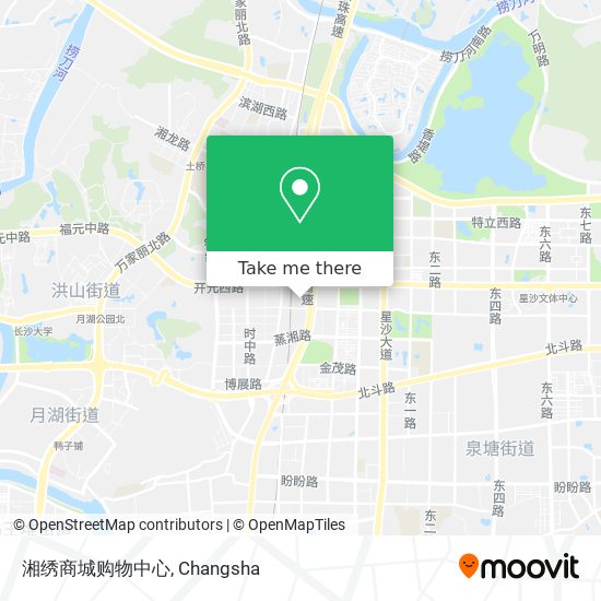 湘绣商城购物中心 map