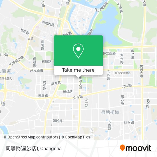 周黑鸭(星沙店) map