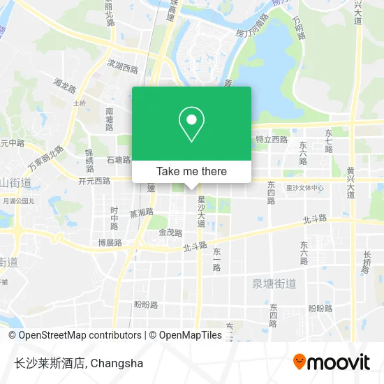 长沙莱斯酒店 map