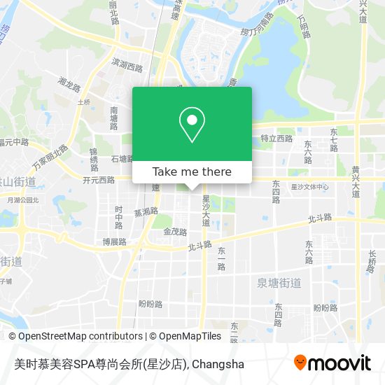 美时慕美容SPA尊尚会所(星沙店) map