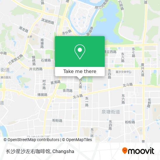 长沙星沙左右咖啡馆 map