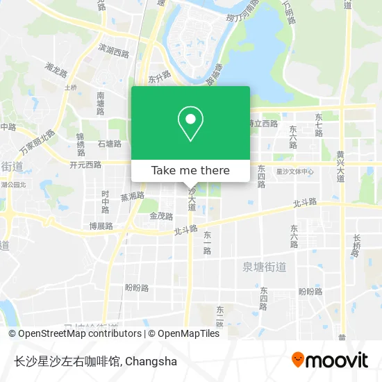 长沙星沙左右咖啡馆 map