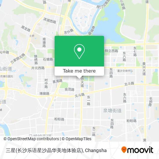 三星(长沙乐语星沙晶华美地体验店) map