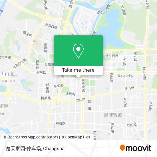 楚天家园-停车场 map