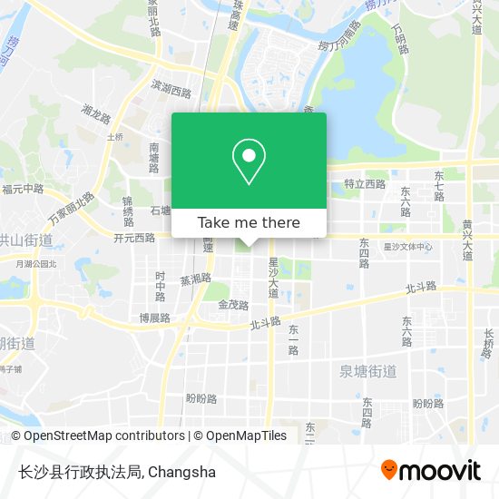 长沙县行政执法局 map