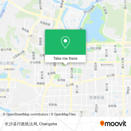 长沙县行政执法局 map