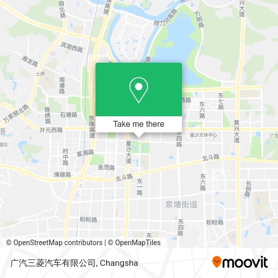广汽三菱汽车有限公司 map