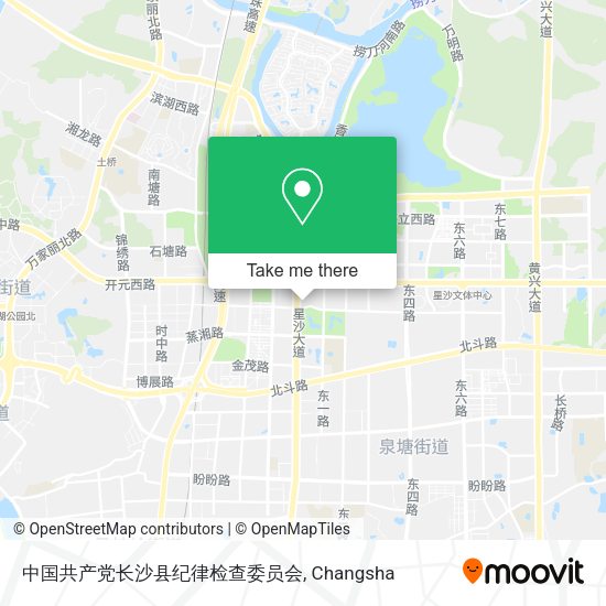 中国共产党长沙县纪律检查委员会 map